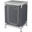 ModuCamp 1-Tür Schrank grau/anthrazit